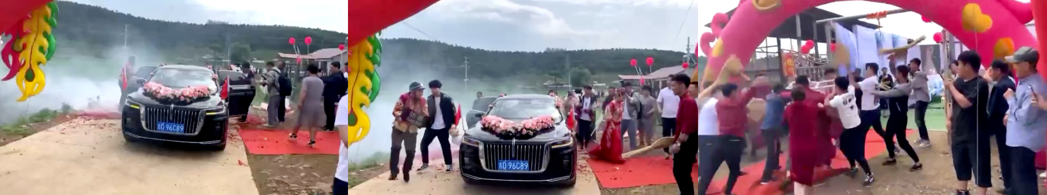 结个婚防爆盾牌+钢盔都顶不住,看这攻击力必须上三级甲,对新郎确实是个挑战~                     thumbnail