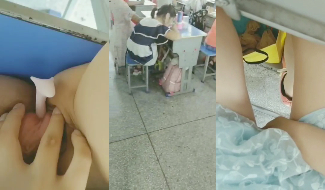 
                        小学女教师，课堂上用振动棒自慰，自己实拍！                     thumbnail