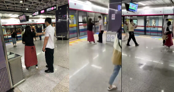 地铁痴汉  #街射 #翻车 被女主抓住,射精量很大呀,搞的妹子屁股湿了那么大一坨!                     thumbnail