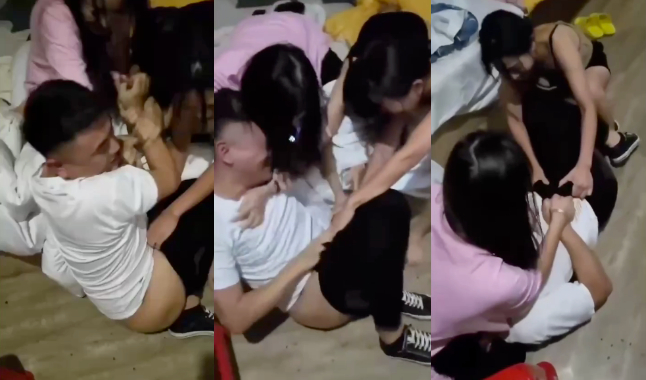 男孩子出门一定要保护好自己,一不小心就会被女汉子轮奸~                     thumbnail