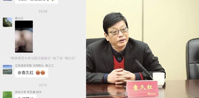【东南大学袁久红】东南大学宣传部长、马克思主义学院院长 袁久红 在300多人工作群误发色情照 thumbnail