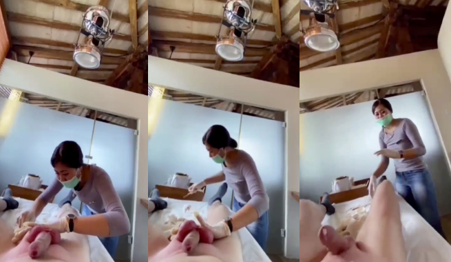 小伙拔鸡巴毛,竟然也能射,把妹子直接给逗乐了~ thumbnail