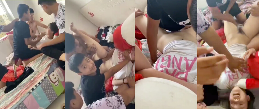 老瓜,一群中学生强奸女同学,现场实拍!                     thumbnail