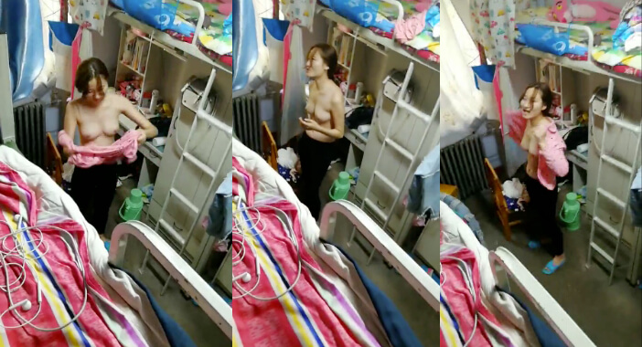 
                        女大学生宿舍换衣服，没料到被舍友全程偷拍！                     thumbnail