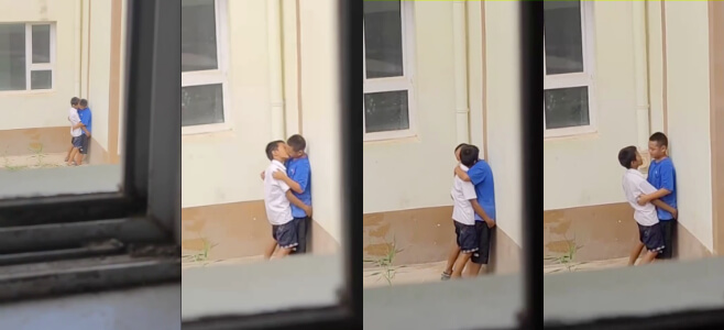 这两个学生绝对是真爱,看到这一幕,我又开始相信爱情了~ thumbnail