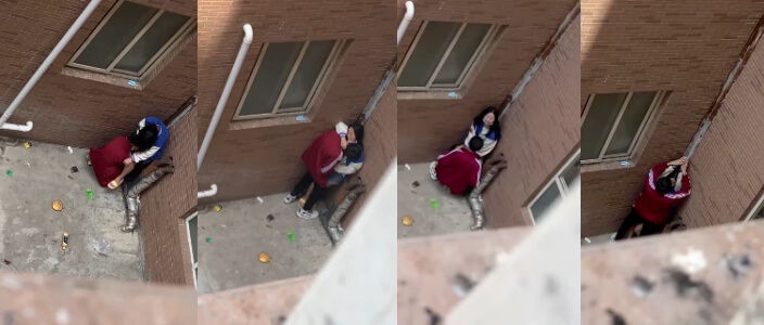 #河北 中学小情侣偷情亲热被偷拍,精虫上脑,已经看见被拍还要继续~ thumbnail