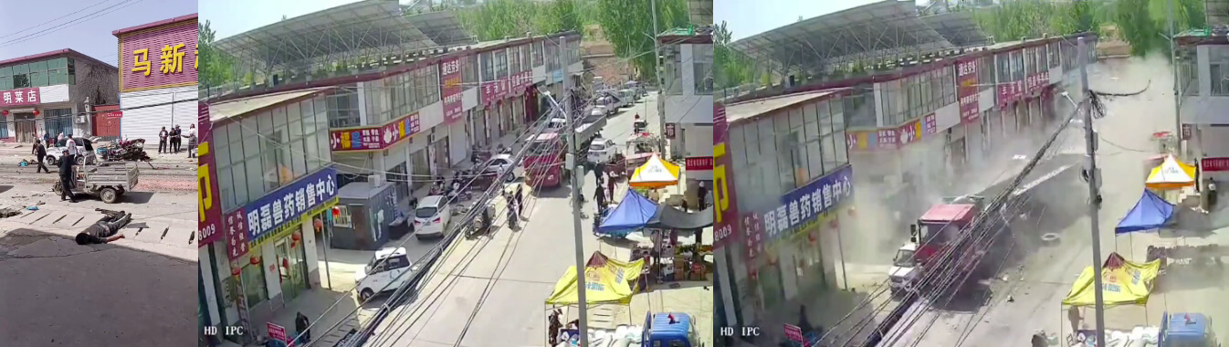 4月19日上午 山东泗水两货车迎头对撞,造成7人死亡10人受伤                     thumbnail