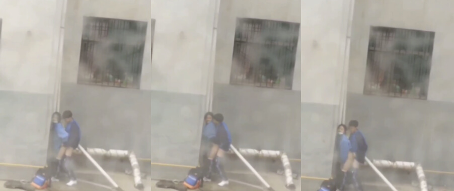 格尔木  初中生学校教学楼下啪啪,被学生围观拍照!                     thumbnail