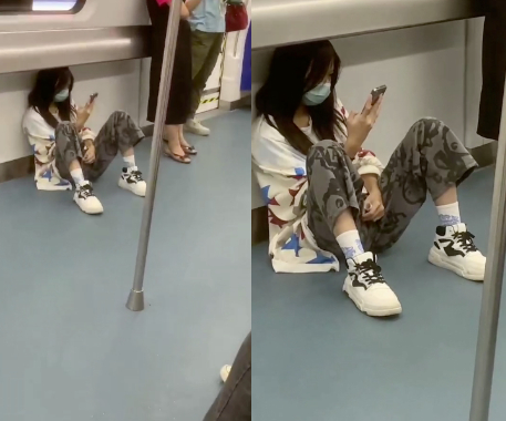 广州小学妹地铁上边看毛片,边扣逼自慰,被同车厢人偷拍!                     thumbnail