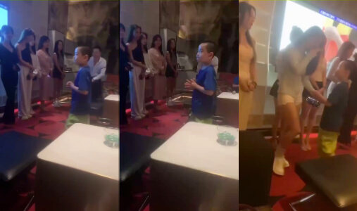 小小年纪就开始在KTV点妹子,玩的花啊!我怀疑这妹子可能长的像他妈~ thumbnail